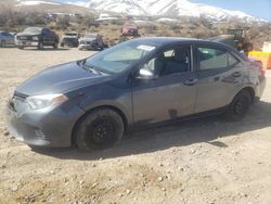 Salvage cars for sale at Reno, NV auction: 2016 Toyota Corolla L