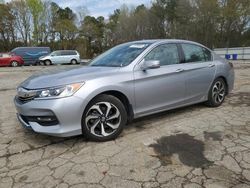 Salvage cars for sale from Copart Austell, GA: 2017 Honda Accord EXL