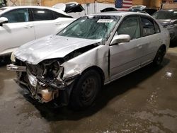 Honda Civic EX salvage cars for sale: 2002 Honda Civic EX