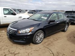 Salvage cars for sale from Copart Elgin, IL: 2011 Honda Accord EXL