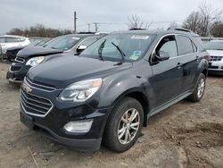Salvage cars for sale from Copart Hillsborough, NJ: 2016 Chevrolet Equinox LT