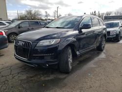 Salvage cars for sale from Copart Woodburn, OR: 2014 Audi Q7 Premium Plus