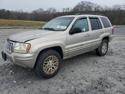 Salvage cars for sale from Copart Cartersville, GA: 2004 Jeep Grand Cherokee Limited