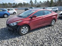 Salvage cars for sale at Windham, ME auction: 2016 Hyundai Elantra SE