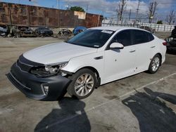 KIA Optima LX Vehiculos salvage en venta: 2018 KIA Optima LX