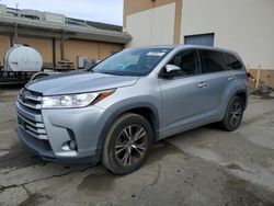 Salvage cars for sale from Copart Hayward, CA: 2017 Toyota Highlander LE