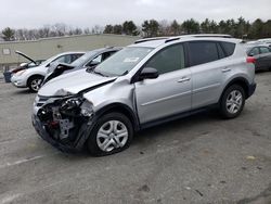 Salvage cars for sale from Copart Exeter, RI: 2015 Toyota Rav4 LE