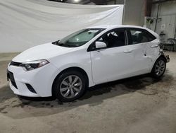 Salvage vehicles for parts for sale at auction: 2016 Toyota Corolla L