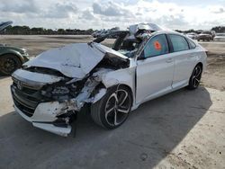 Salvage cars for sale at Homestead, FL auction: 2022 Honda Accord Sport