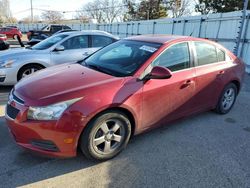 Chevrolet salvage cars for sale: 2014 Chevrolet Cruze LT