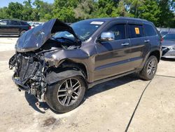 Jeep salvage cars for sale: 2018 Jeep Grand Cherokee Limited