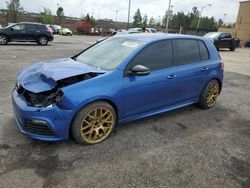 Volkswagen Golf R salvage cars for sale: 2012 Volkswagen Golf R