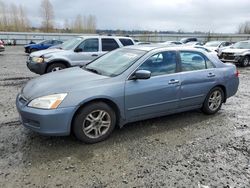 Salvage cars for sale from Copart Arlington, WA: 2007 Honda Accord EX