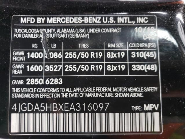 2014 Mercedes-Benz ML 350 4matic