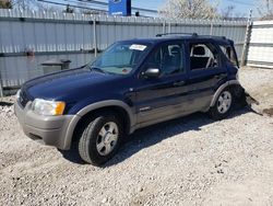 Salvage cars for sale from Copart Walton, KY: 2002 Ford Escape XLT