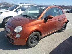 Salvage cars for sale at Cahokia Heights, IL auction: 2012 Fiat 500 POP