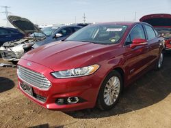 Salvage cars for sale at Elgin, IL auction: 2014 Ford Fusion Titanium Phev