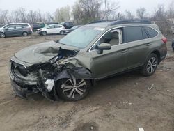 Subaru Outback salvage cars for sale: 2019 Subaru Outback 2.5I Limited