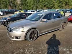 Salvage cars for sale at Graham, WA auction: 2015 Volkswagen Passat SE