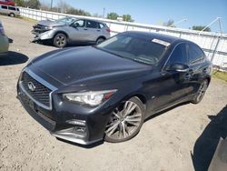 Salvage Cars with No Bids Yet For Sale at auction: 2018 Infiniti Q50 Luxe