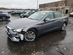 Infiniti salvage cars for sale: 2020 Infiniti Q50 Pure