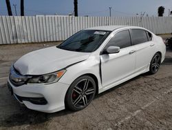 Salvage cars for sale from Copart Van Nuys, CA: 2016 Honda Accord Sport