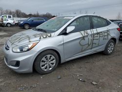 Salvage cars for sale at Duryea, PA auction: 2015 Hyundai Accent GLS