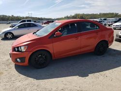 Chevrolet Sonic salvage cars for sale: 2012 Chevrolet Sonic LT