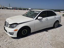 Salvage cars for sale from Copart New Braunfels, TX: 2013 Mercedes-Benz C 250