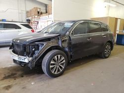 Salvage cars for sale at Ham Lake, MN auction: 2016 Acura MDX Technology