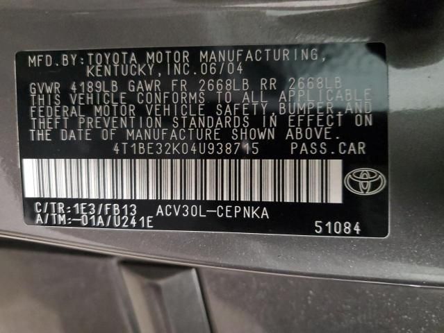 2004 Toyota Camry LE