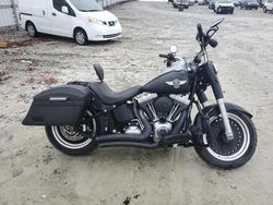 Salvage motorcycles for sale at Loganville, GA auction: 2013 Harley-Davidson Flstfb Fatboy LO