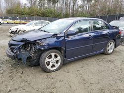 Salvage cars for sale from Copart Waldorf, MD: 2012 Toyota Corolla Base