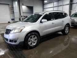 Salvage cars for sale at Ham Lake, MN auction: 2016 Chevrolet Traverse LT