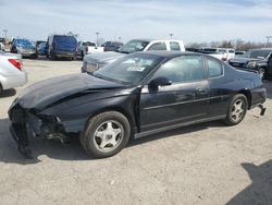 Chevrolet Montecarlo salvage cars for sale: 2003 Chevrolet Monte Carlo LS