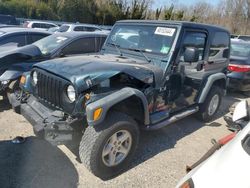 Jeep Wrangler salvage cars for sale: 2006 Jeep Wrangler X