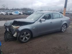 Salvage cars for sale from Copart Woodhaven, MI: 2006 BMW 530 I