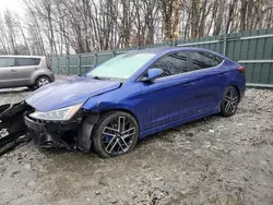 Salvage cars for sale at auction: 2019 Hyundai Elantra Sport