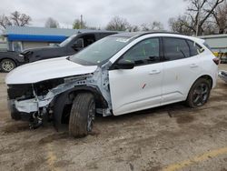 Salvage cars for sale at Wichita, KS auction: 2023 Ford Escape ST Line