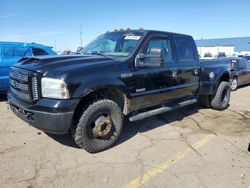 Salvage trucks for sale at Woodhaven, MI auction: 2005 Ford F350 Super Duty