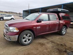 Salvage cars for sale at Colorado Springs, CO auction: 2016 Dodge RAM 1500 SLT