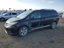 Salvage cars for sale at Bakersfield, CA auction: 2014 Toyota Sienna LE