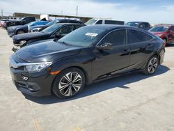 Salvage cars for sale from Copart Grand Prairie, TX: 2016 Honda Civic EXL