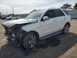 Mercedes-Benz salvage cars for sale: 2016 Mercedes-Benz GLE 350