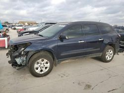 Salvage cars for sale at Grand Prairie, TX auction: 2015 Chevrolet Traverse LS