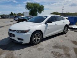 Salvage cars for sale from Copart Orlando, FL: 2017 Chevrolet Malibu LS
