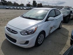 Hyundai Accent SE salvage cars for sale: 2017 Hyundai Accent SE