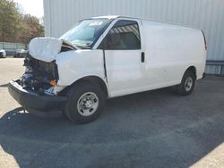 Salvage trucks for sale at Brookhaven, NY auction: 2017 Chevrolet Express G2500