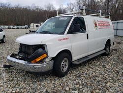 Salvage trucks for sale at West Warren, MA auction: 2018 GMC Savana G2500