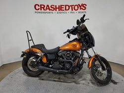 Salvage motorcycles for sale at Dallas, TX auction: 2015 Harley-Davidson Fxdb Dyna Street BOB